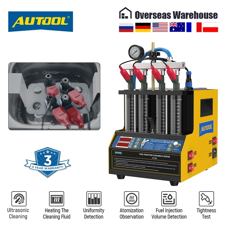 Fuel Injector Tester - ﻿ AUTOOL 4 Cilinder Auto Brandstofinjector