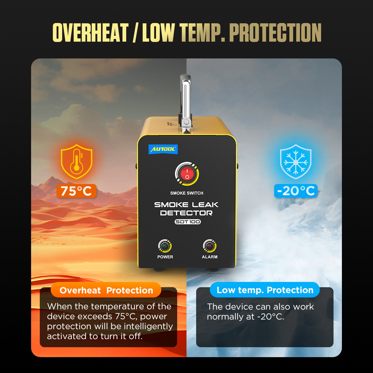 AUTOOL SDT100 Automotive Rookl - Smoke Leak Detector recensie en prijs