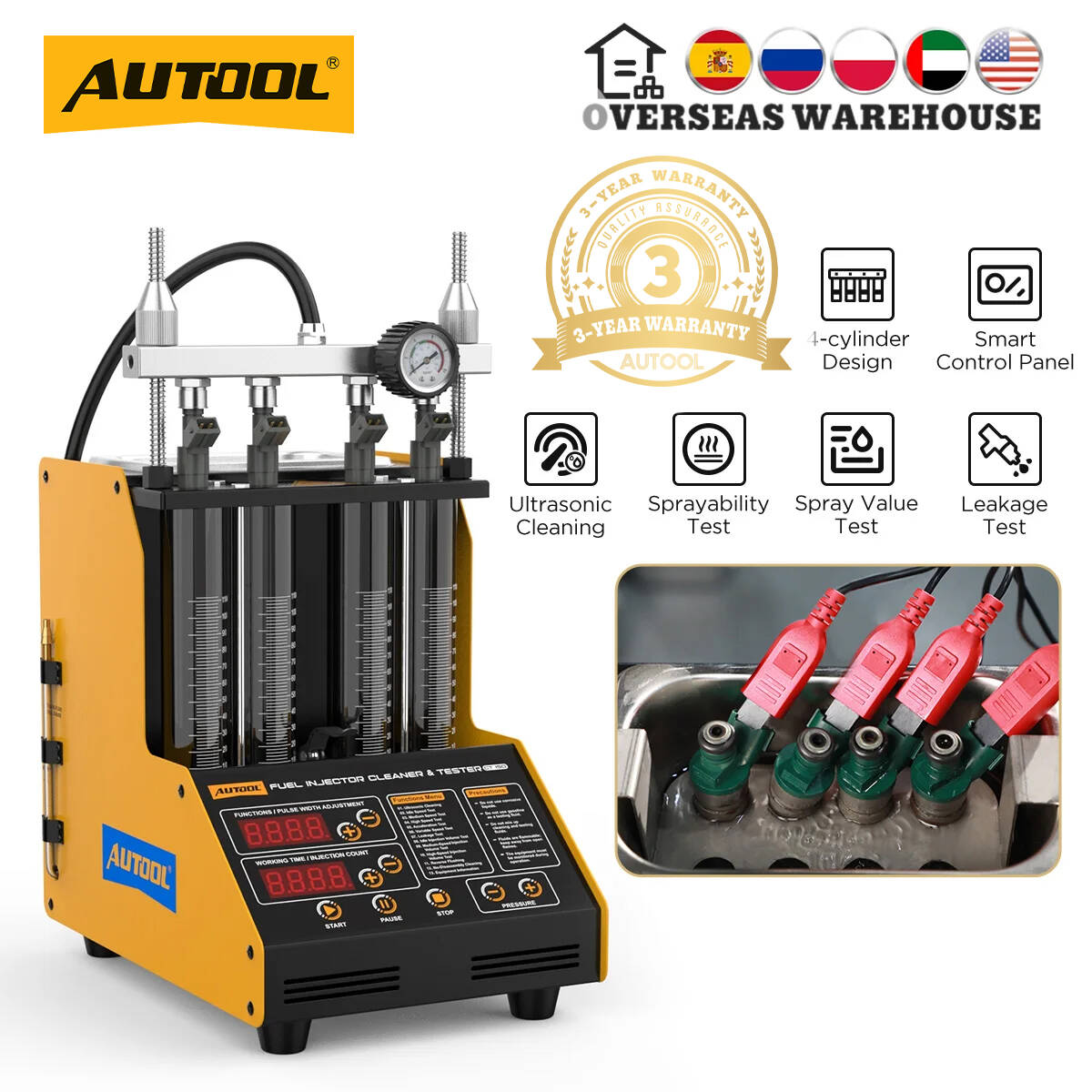 Autool CT150 brandstofinjector - Fuel Injector Tester recensie en prijs